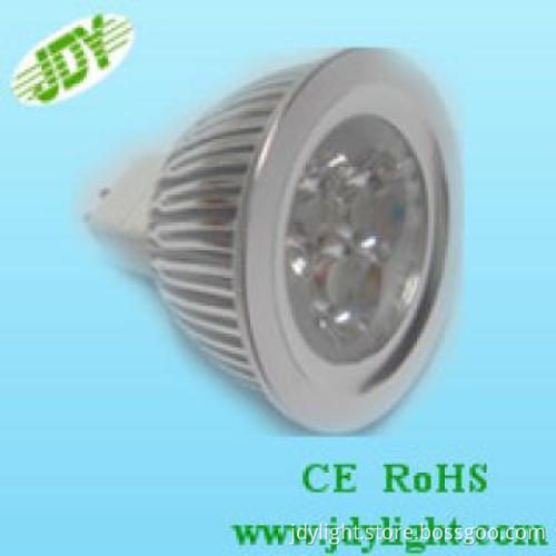 Long lifespan factory aluminum MR16 LED spot light 3W